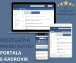Brezplačni webinar za portal e-Kadrovik