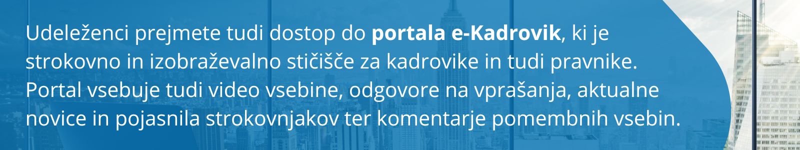 Udeleženci portala e-Kadrovik