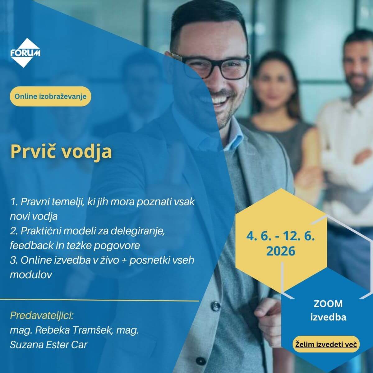 Prvič vodja