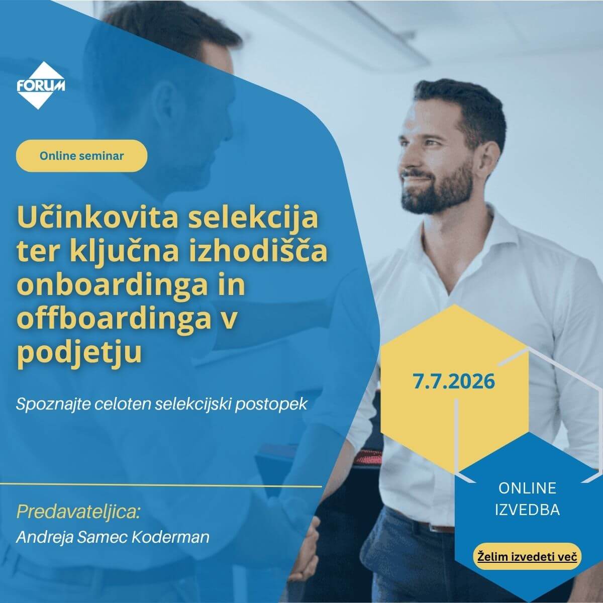 ucinkovita selekcija v podjetju