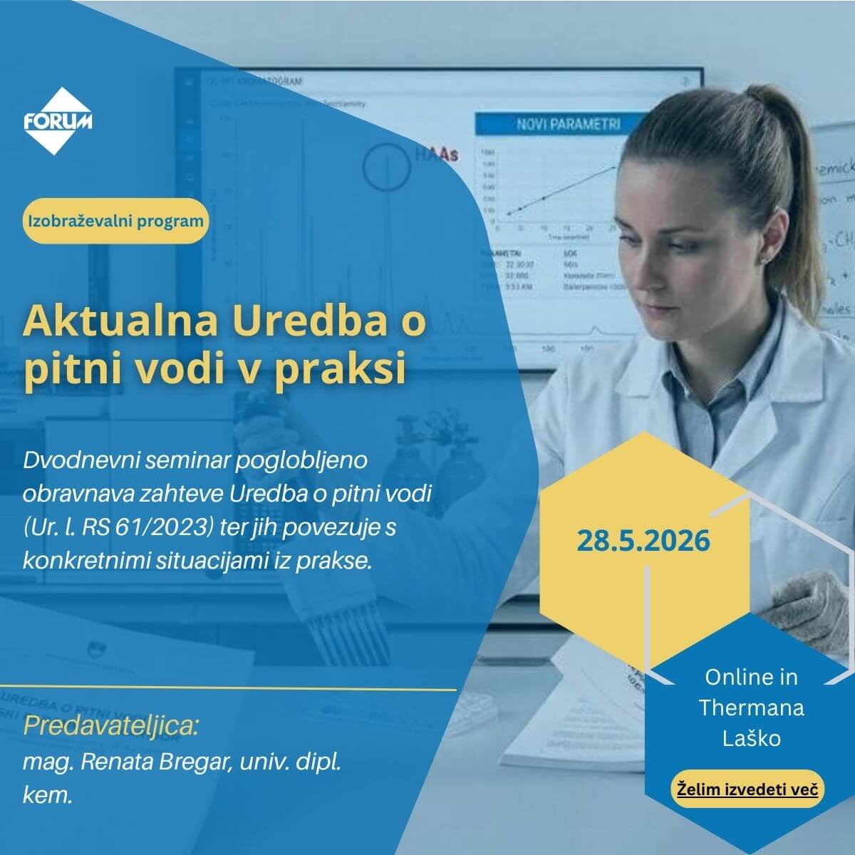 uredba o pitni vodi seminar banner
