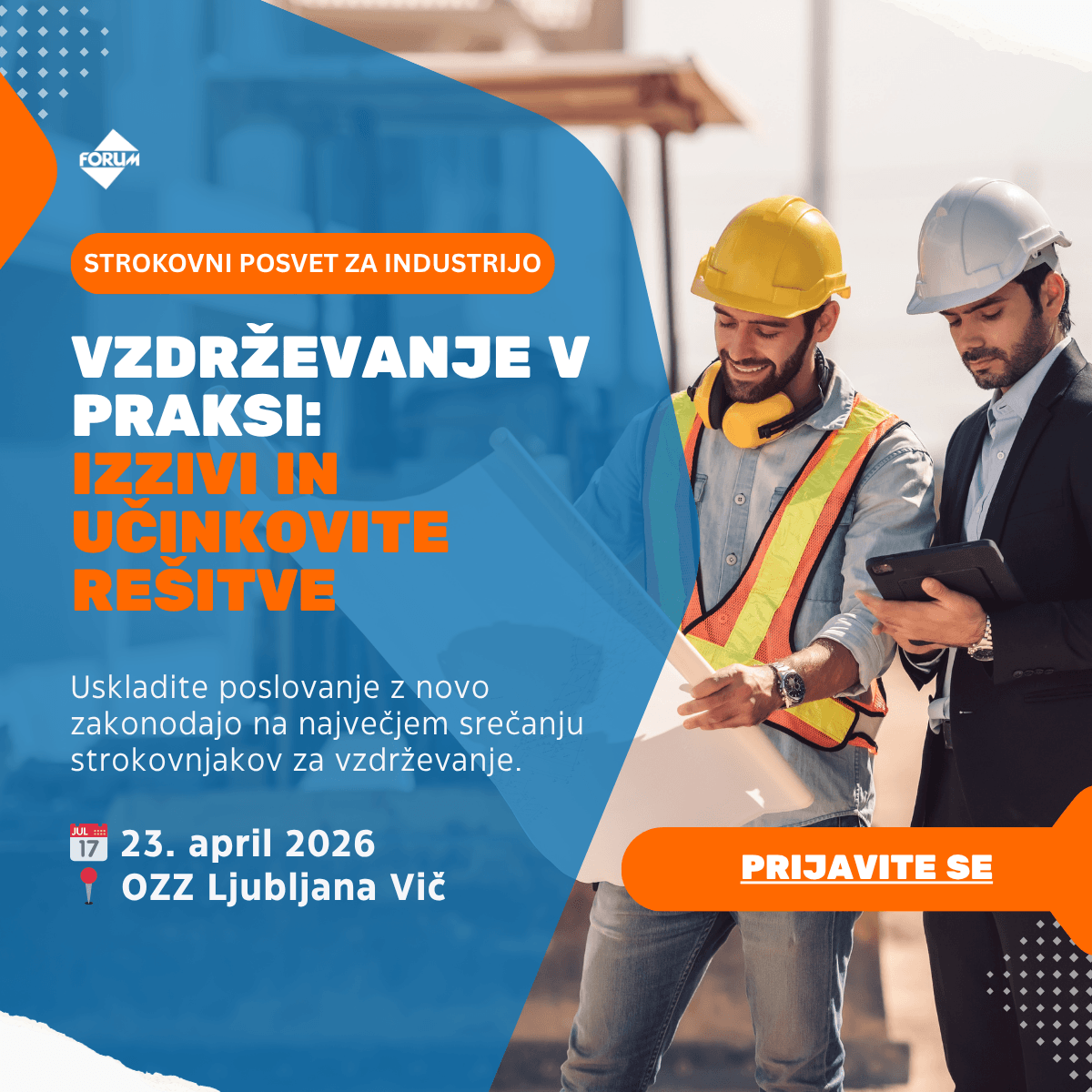 Forum Media 4 Posvet Vzdrževanje v praksi