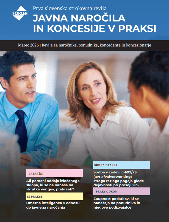 Revija Javna naročila- marec 2026