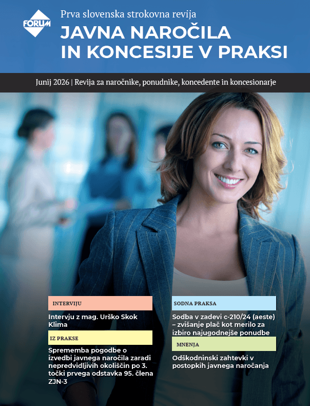 Revija Javna naročila junij 2026